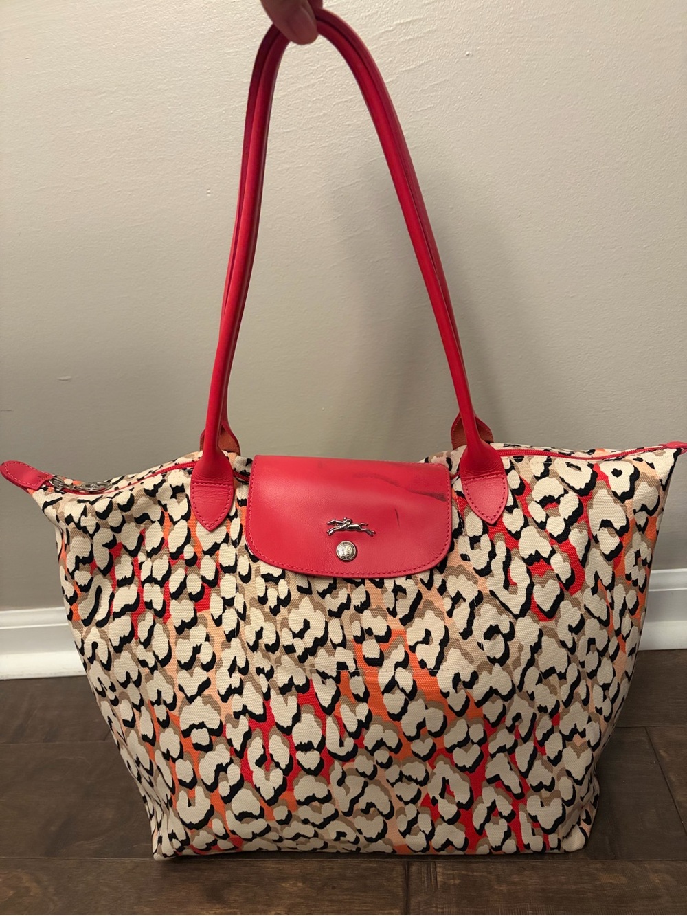 Longchamp rare Leopard-Pattern Tote